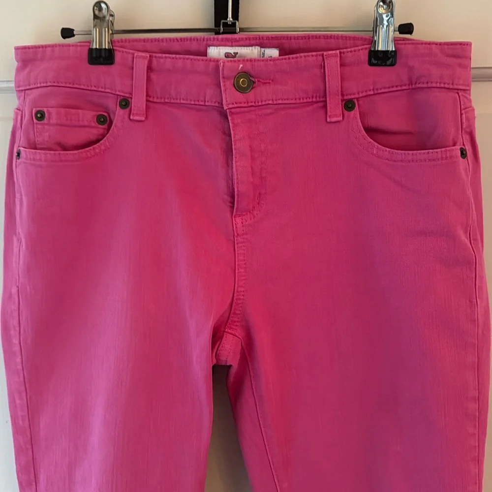 Vineyard Vines Nantucket MidRise Ankle Jeans Size 10 - Picture 2 of 5